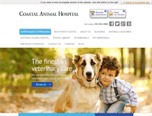 Tablet Screenshot of coastalanimalhospital.com